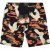 JP1880 Bermuda Shorts Floral All-over Print Black - Shorts - Shorts hommes grande taille