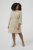 Kaffe Curve Milla Short Shirt Dress Chinchilla/Chalk Stripe - Robes mini - 
