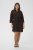 Kaffe Curve Mille Short Shirt Dress Black Coffee Brown - Robes mini - 