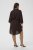 Kaffe Curve Mille Short Shirt Dress Black Coffee Brown - Robes mini - 