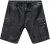 JP1880 Leather Shorts Cargo Pockets Lamb Nappa Leather Black - Shorts - Shorts hommes grande taille
