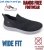 D555 Huddersfield Kingsize Hands Free Slip On with Knitted Top Shoes Black - Baskets et sneakers - 