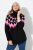 Ulla Popken Neon Alpine Pattern Long Sleeve Turtleneck Sweater Light Pink - Sweatshirts & hoodies - Sweats, hoodies et mailles douillets