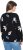 Ulla Popken Eco Cotton Leaf Pattern Long Sleeve Sweater Black - Sweatshirts & hoodies - 