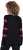 Ulla Popken Heart Print Long Sleeve V-Neck Sweater Black - Sweatshirts & hoodies - 