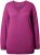 Ulla Popken Casual V-Neck Long Sleeve Sweater Berry - Sweatshirts & hoodies - 