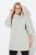 Ulla Popken Space Yarn Oversized Turtleneck Sweater Light Grey Melange - Sweatshirts & hoodies - Sweats, hoodies et mailles douillets