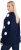 Ulla Popken Fluffy Polka Dot Sweater Ink Blue - Sweatshirts & hoodies - 