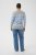 Kaffe Curve Niela Pull rayé Gris clair/Bleu - Pulls et mailles - 