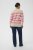 Kaffe Curve Niela Pull rayé Gris plume/Rose chiné - Pulls et mailles - 