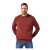 JP1880 Classic Round Neck Long Sleeve Sweater Brick Brown - Sweatshirts & hoodies - Sweatshirts/Hoodies grande taille homme