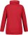 Ulla Popken Drawstring Collar Long Sleeve Sweatshirt Salsa Red - Sweatshirts & hoodies - 