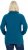 Ulla Popken Rhinestone Snowflake Turtleneck Sweatshirt Teal - Sweatshirts & hoodies - 