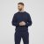 North Latitude Denim Crew Neck Sweatshirt Navy Blue TALL - TALL sweatshirts - 