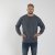 North Latitude O-Neck Sweatshirt Blue Melange TALL - TALL sweatshirts - 