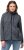 Ulla Popken Heather Knit Fleece Jacket Navy - Sweatshirts & hoodies - 