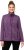 Ulla Popken Heather Knit Fleece Jacket Dark Purple - Sweatshirts & hoodies - 