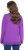 Ulla Popken Magnifique Split Style Sweatshirt Purple - Sweatshirts & hoodies - 