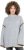 Ulla Popken Decorative Seam Sweater Light Grey Melange - Sweatshirts & hoodies - 