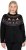 Ulla Popken Norwegian Style Christmas Sweater Black - Sweatshirts & hoodies - 