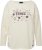 Ulla Popken Dreaming Time Long Sleeve Sweatshirt Chalk - Sweatshirts & hoodies - 