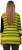 Ulla Popken Mixed Stripe 3/4 Sleeve Colorblock Sweater Apple Green - Sweatshirts & hoodies - 