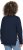 Ulla Popken Stripe Panel Long Sleeve V-Neck Sweatshirt Navy - Sweatshirts & hoodies - 