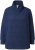 Ulla Popken Eco Cotton Stripe Textured Sweatshirt Navy - Sweatshirts & hoodies - 