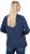 Ulla Popken Let It Snow Sequins Sweatshirt Ink Blue - Sweatshirts & hoodies - 