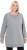 Ulla Popken Nostalgic Escape Oversized Sweatshirt Mouse Grey - Sweatshirts & hoodies - 
