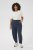 Kaffe Curve Merla Pantalon Bleu marine minuit - Jeans & Pantalons Femme Grandes Tailles – Plus Size - 