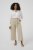 Kaffe Curve Pheolo Cropped Pants Feather Grey - Pantalons en tissu - 