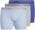 Jack & Jones Norrebro Solid Trunks 3-Pack Blue - Boxers - Caleçons Grande Taille 