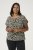 Kaffe Curve Sonna Stanley Top Noir profond/Blanc cassé imprimé - T-shirts - 