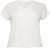 Kaffe Curve Jena V-Neck T-shirt Chalk - T-shirts - 