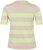 Kaffe Curve Lizzy Pull rayé Beige/Vert - T-shirts imprimés pour femme - 