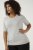 Kaffe Curve Lizzy Pull rayé Beige/Bleu doux - T-shirts imprimés pour femme - 