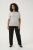 Kaffe Curve Lizzy Pull rayé Beige/Bleu doux - T-shirts imprimés pour femme - 
