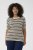 Kaffe Curve Lizzy Pull rayé Beige/Noir rayé - T-shirts imprimés pour femme - 