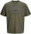 Jack & Jones Edenver T-Shirt Khaki - T-shirts - T-shirts Homme Grande Taille