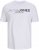 Jack & Jones Blaneo Short Sleeve T-Shirt White - T-shirts - T-shirts Homme Grande Taille