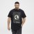 North Latitude 53333 Grid Printed T-Shirt Black - T-shirts - T-shirts Homme Grande Taille