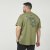 North Latitude 61320 T-Shirt Avec Impression Dans Le Dos Vert Olive - T-shirts - T-shirts Homme Grande Taille