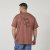 North Latitude 61320 T-Shirt Avec Impression Dans Le Dos Marron Cognac - T-shirts - T-shirts Homme Grande Taille