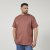 North Latitude 61320 T-Shirt Avec Impression Dans Le Dos Marron Cognac - T-shirts - T-shirts Homme Grande Taille