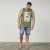 North Latitude 61321 Débardeur Vert Olive - T-shirts - T-shirts Homme Grande Taille