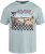 North Latitude 61352 AC/DC T-Shirt Bleu Poussière - T-shirts - T-shirts Homme Grande Taille