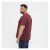 North Latitude T-Shirt O-Neck Bordeaux - T-shirts - T-shirts Homme Grande Taille