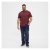 North Latitude T-Shirt O-Neck Bordeaux - T-shirts - T-shirts Homme Grande Taille