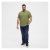 North Latitude T-Shirt O-Neck Olive Green - T-shirts - T-shirts Homme Grande Taille